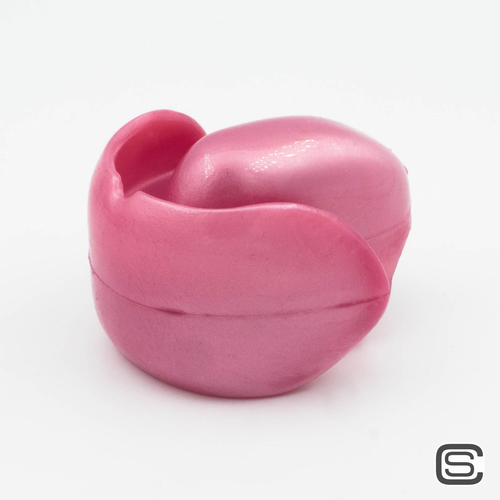 The Big One V1.4 - Silikon Zungenknebel - Light Red met. - silencilicone